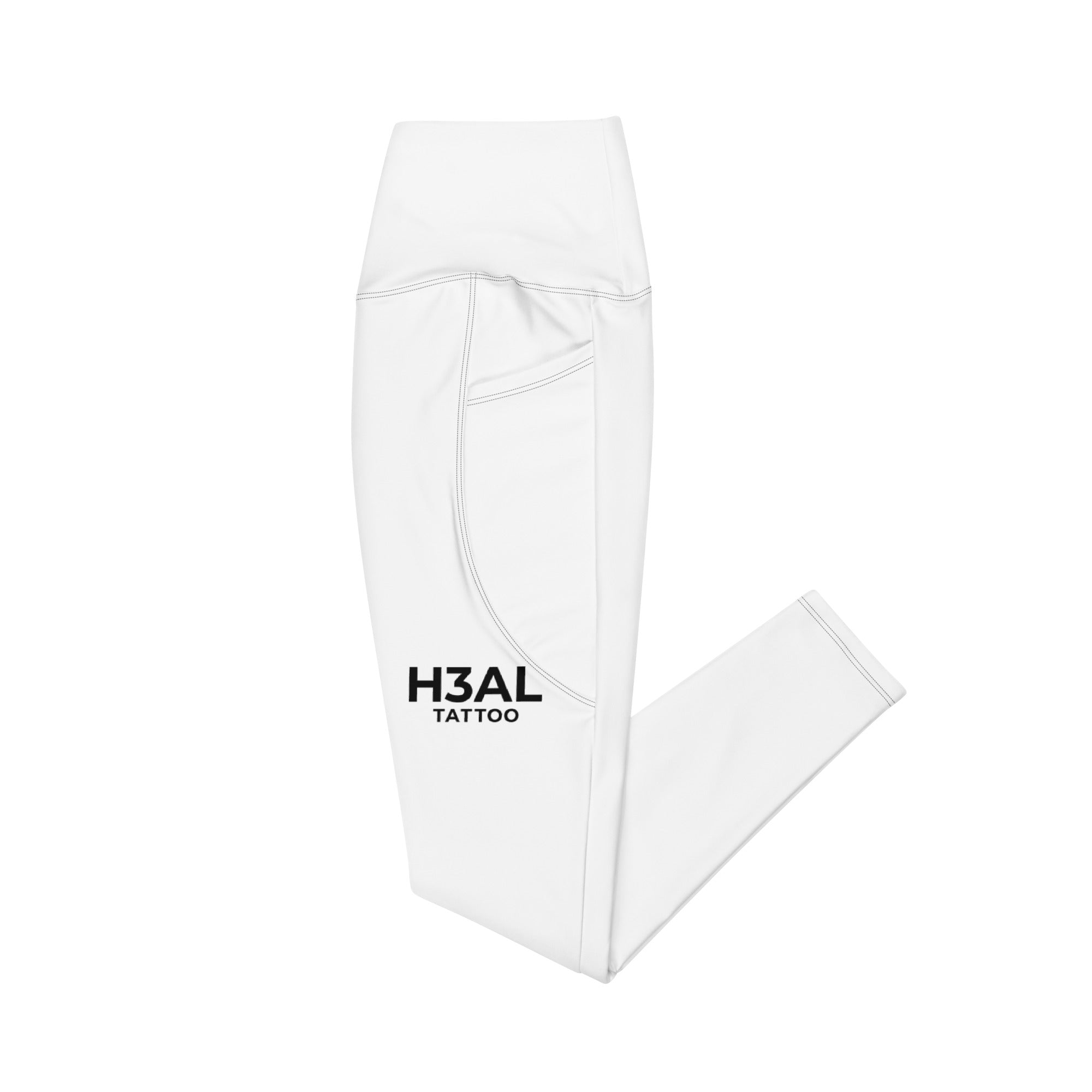 Crossover leggings with pockets