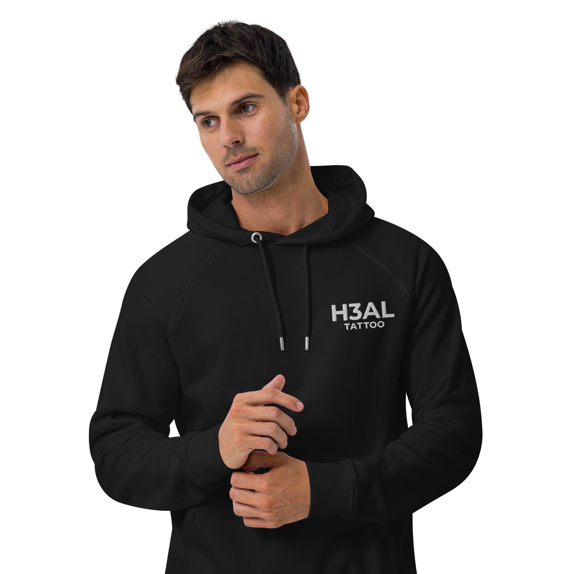Men eco raglan hoodie