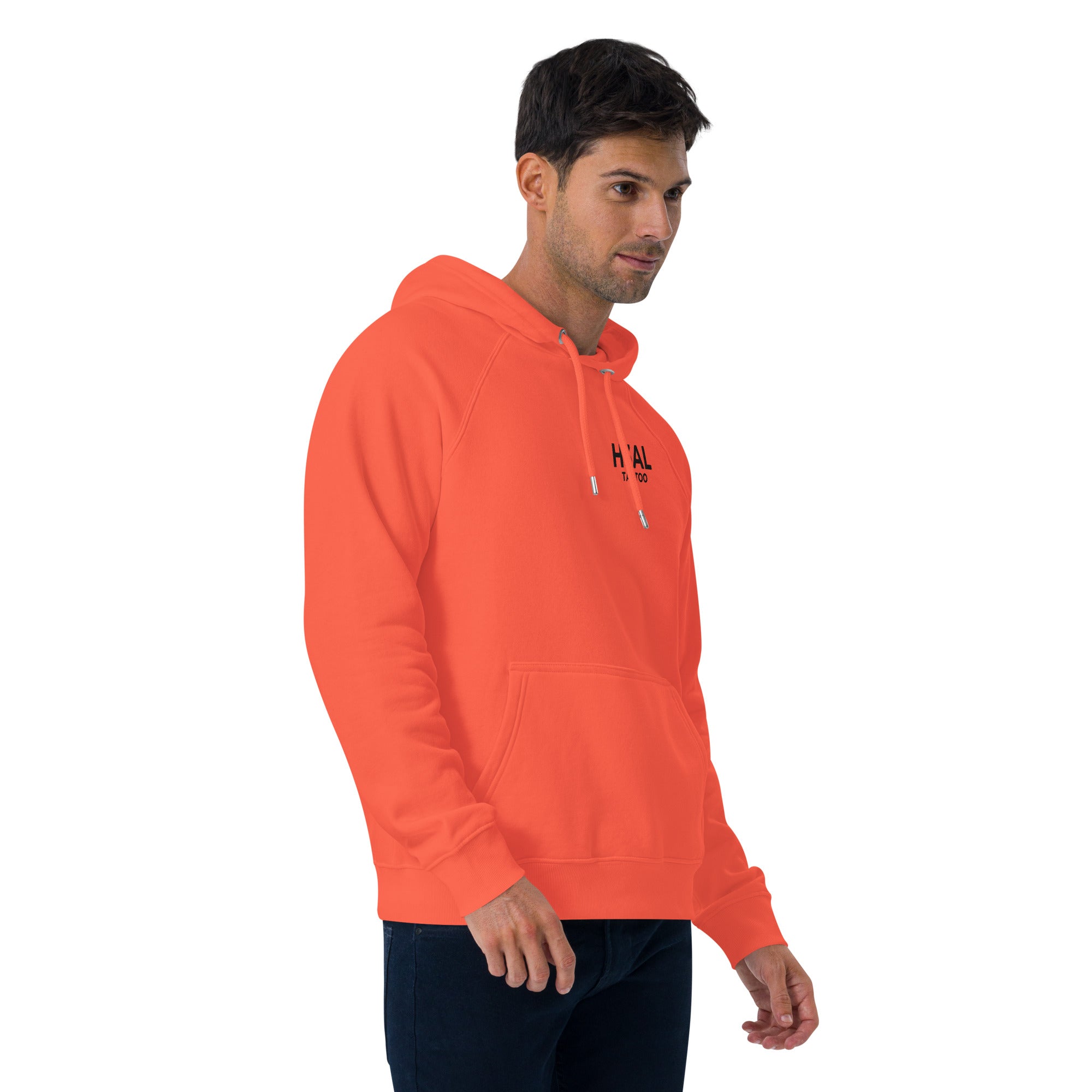 Men eco raglan hoodie