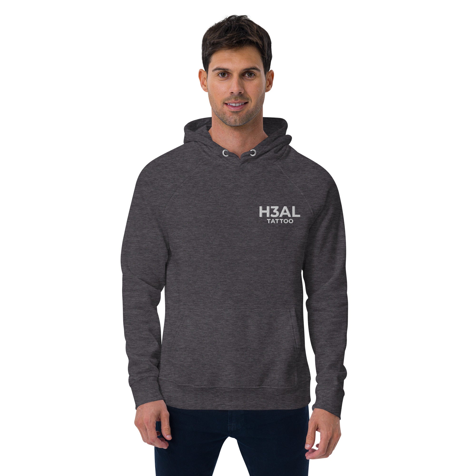Men eco raglan hoodie