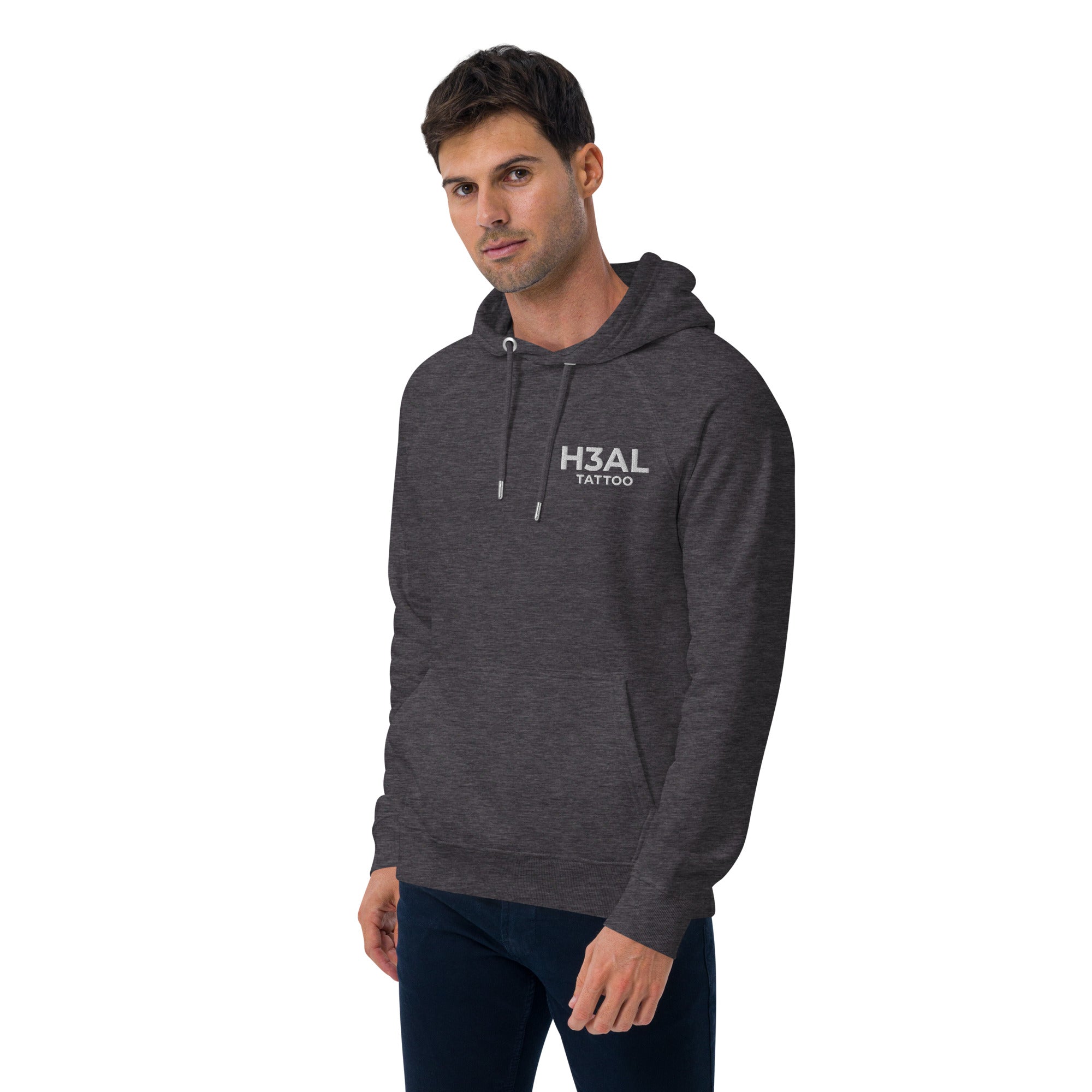 Men eco raglan hoodie