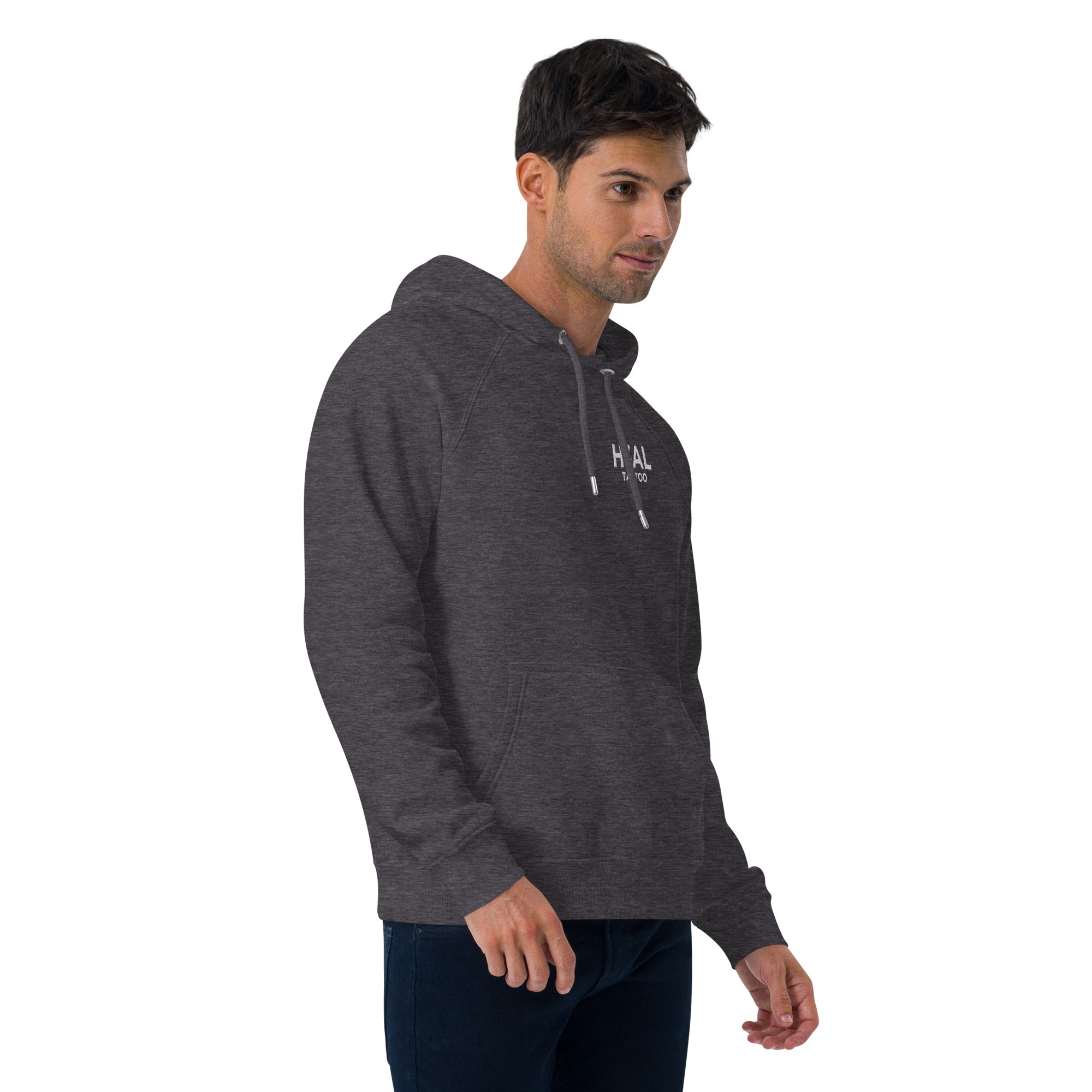 Men eco raglan hoodie