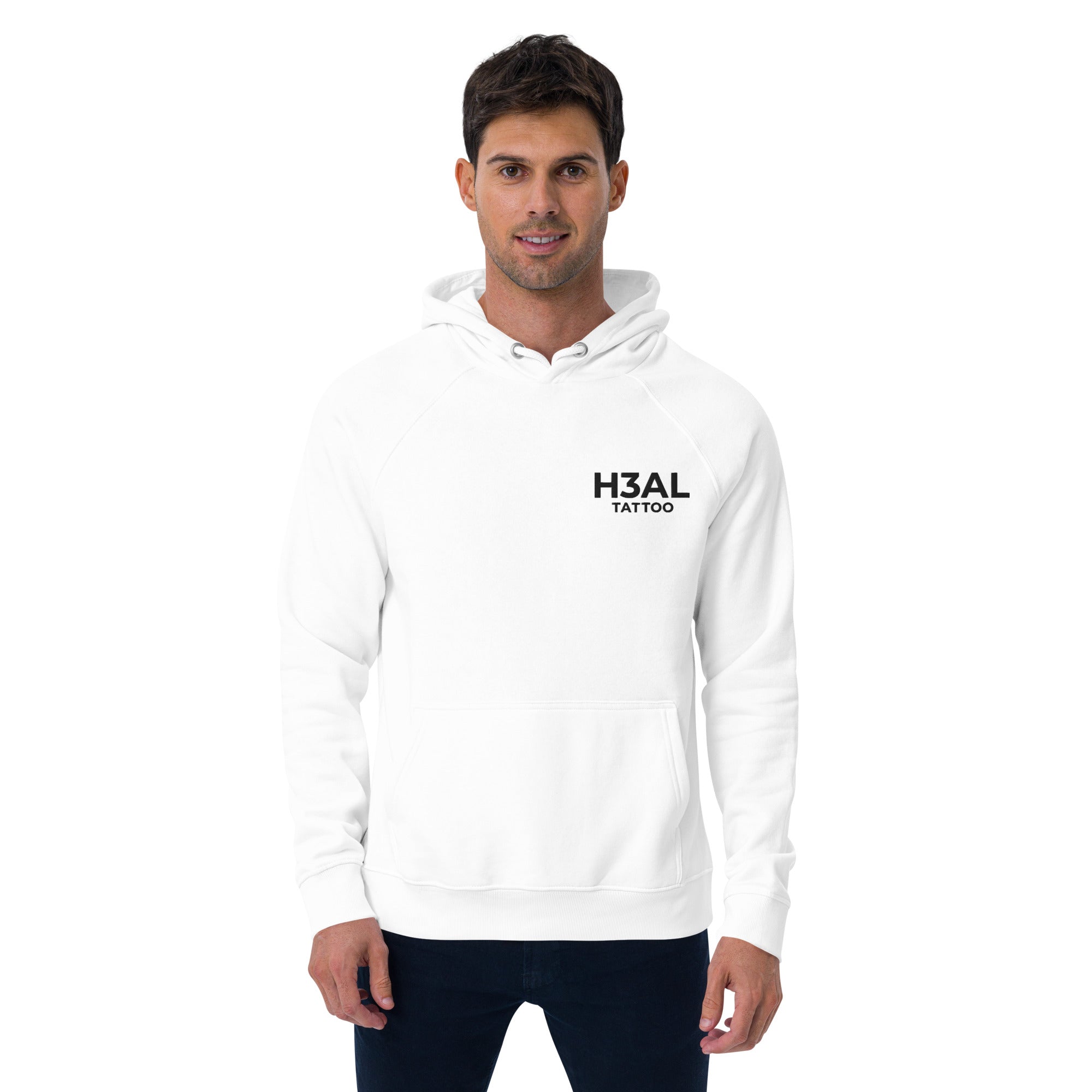Men eco raglan hoodie