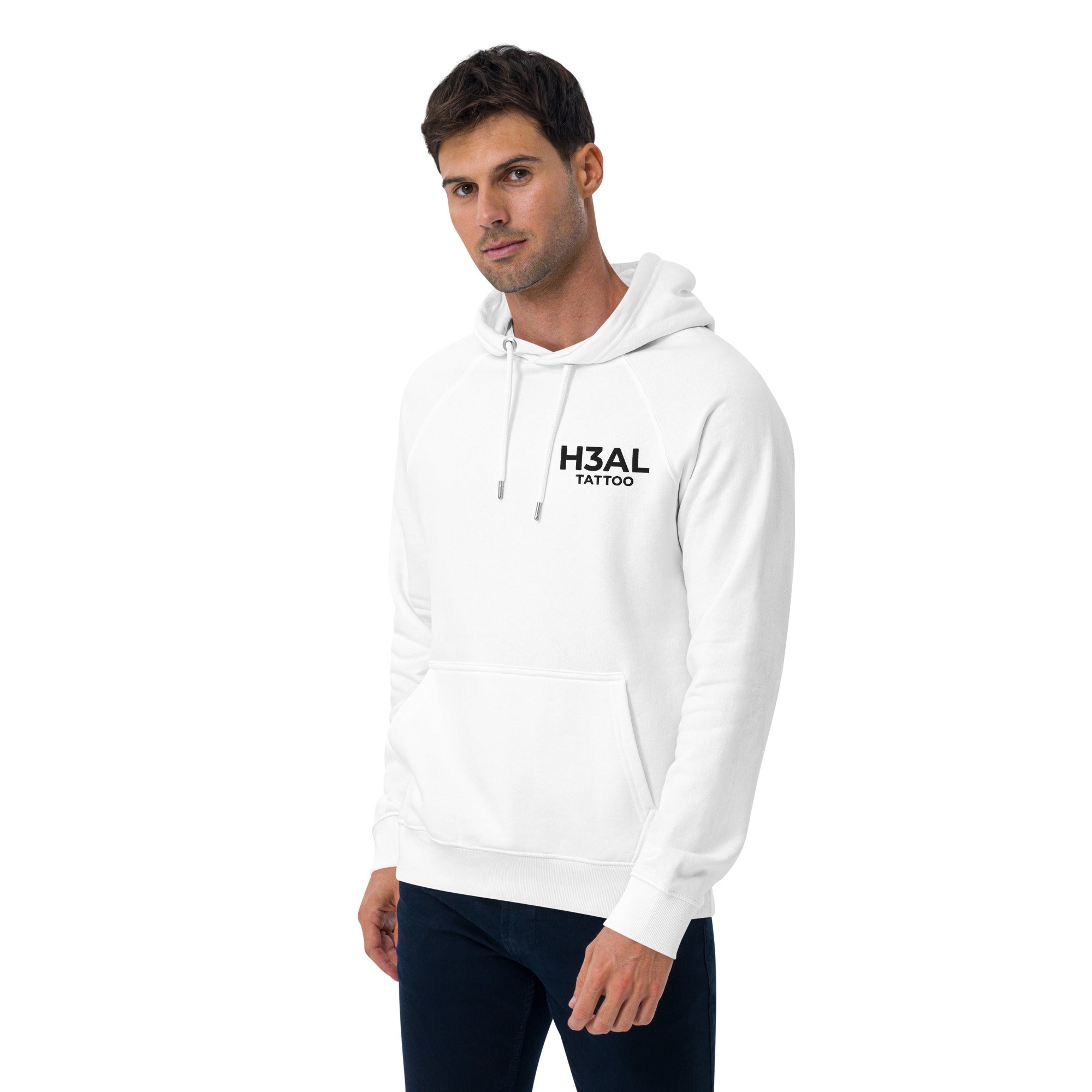 Men eco raglan hoodie