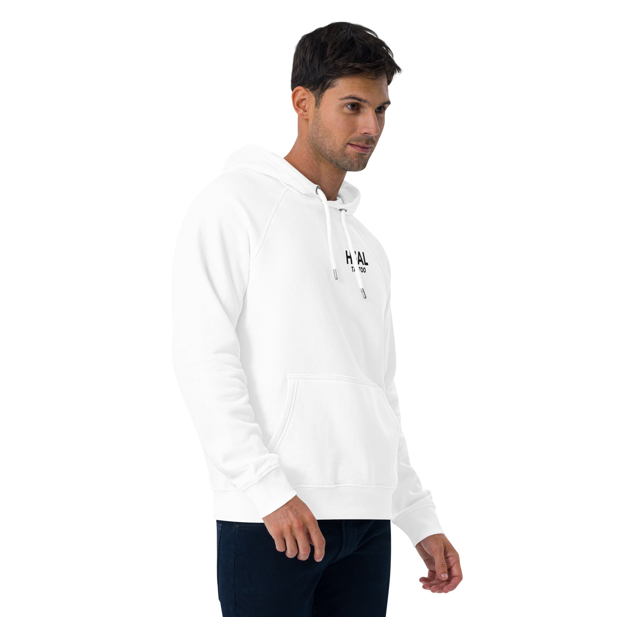 Men eco raglan hoodie