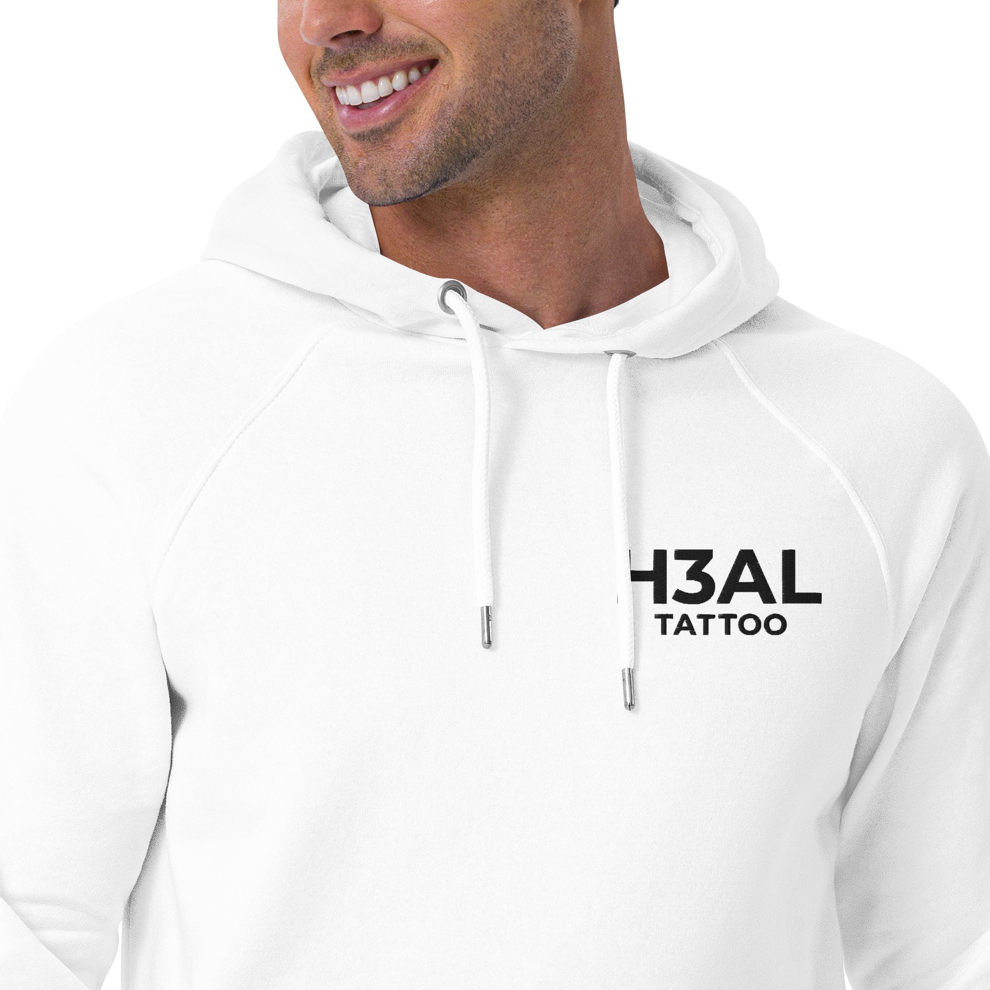 Men eco raglan hoodie