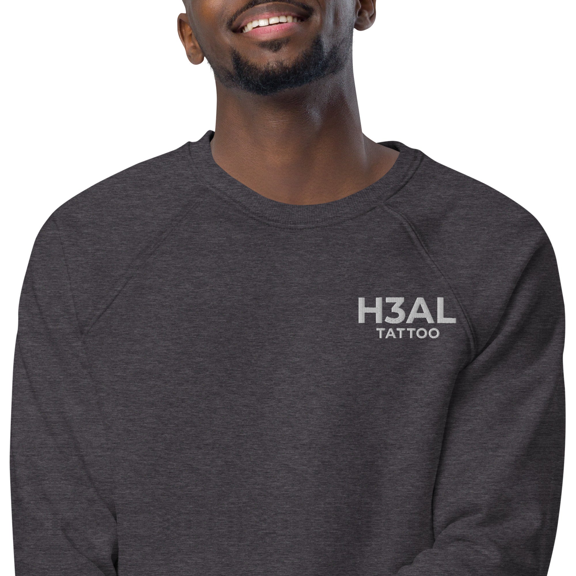 Men organic raglan sweatshirt