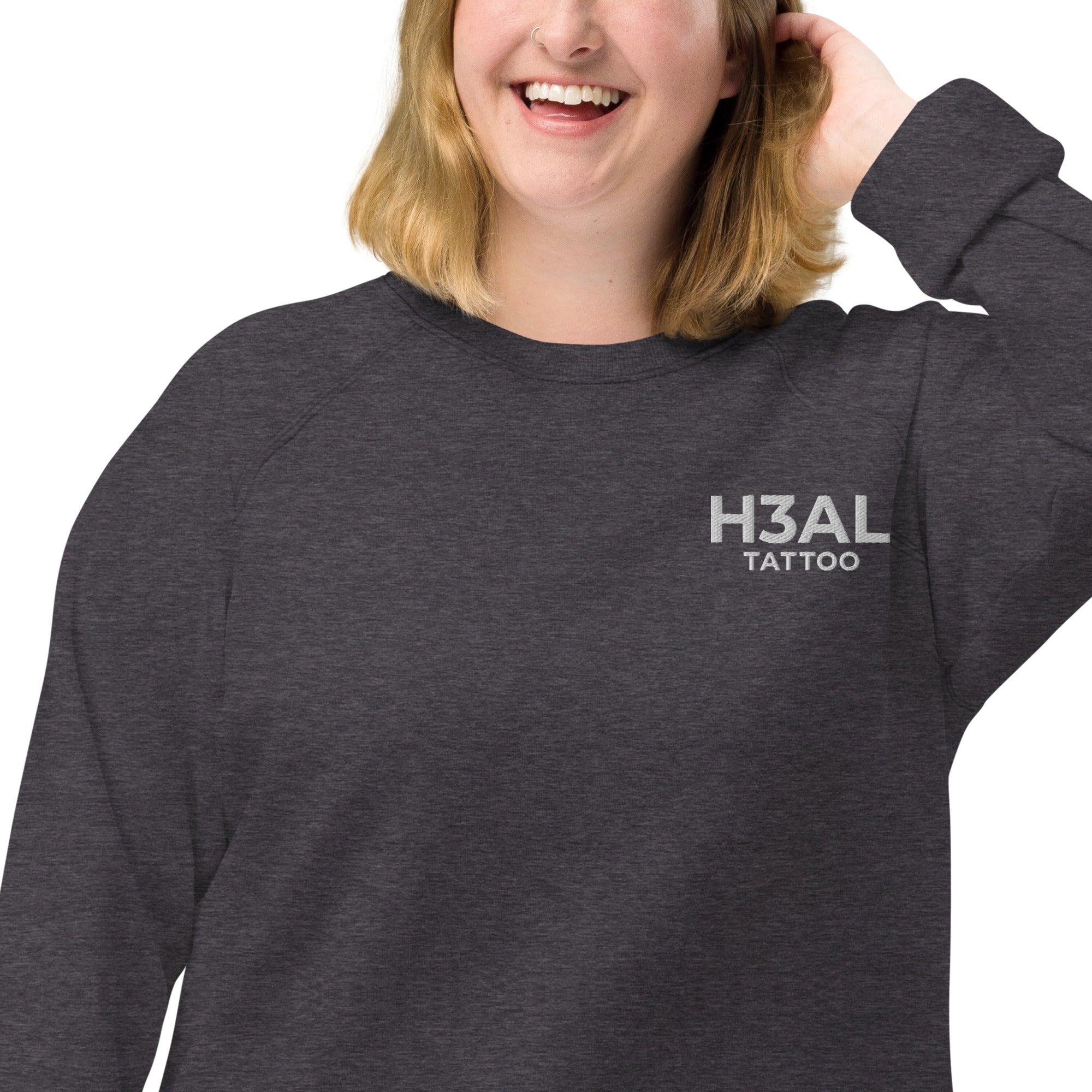 Women organic raglan sweatshirt