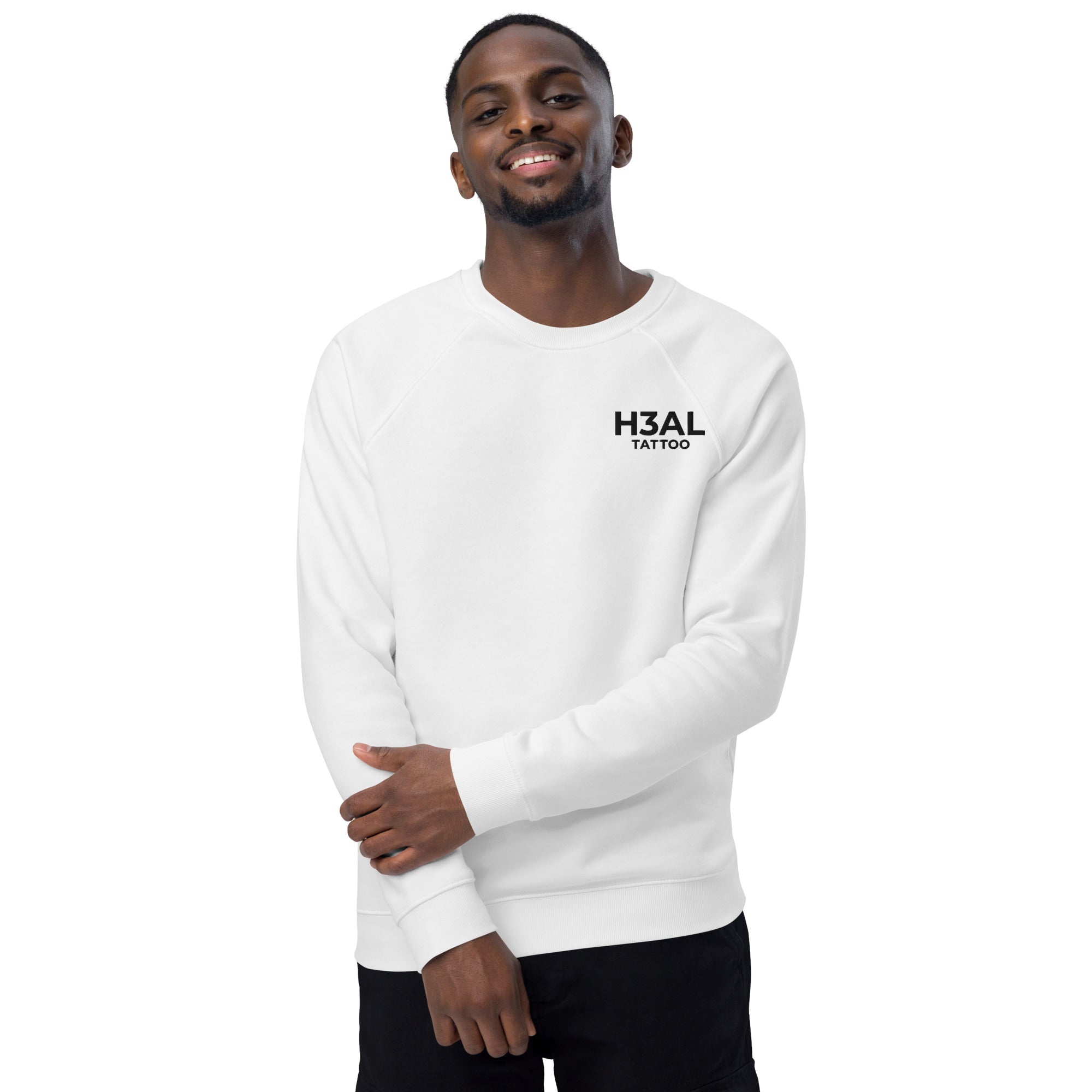 Men organic raglan sweatshirt