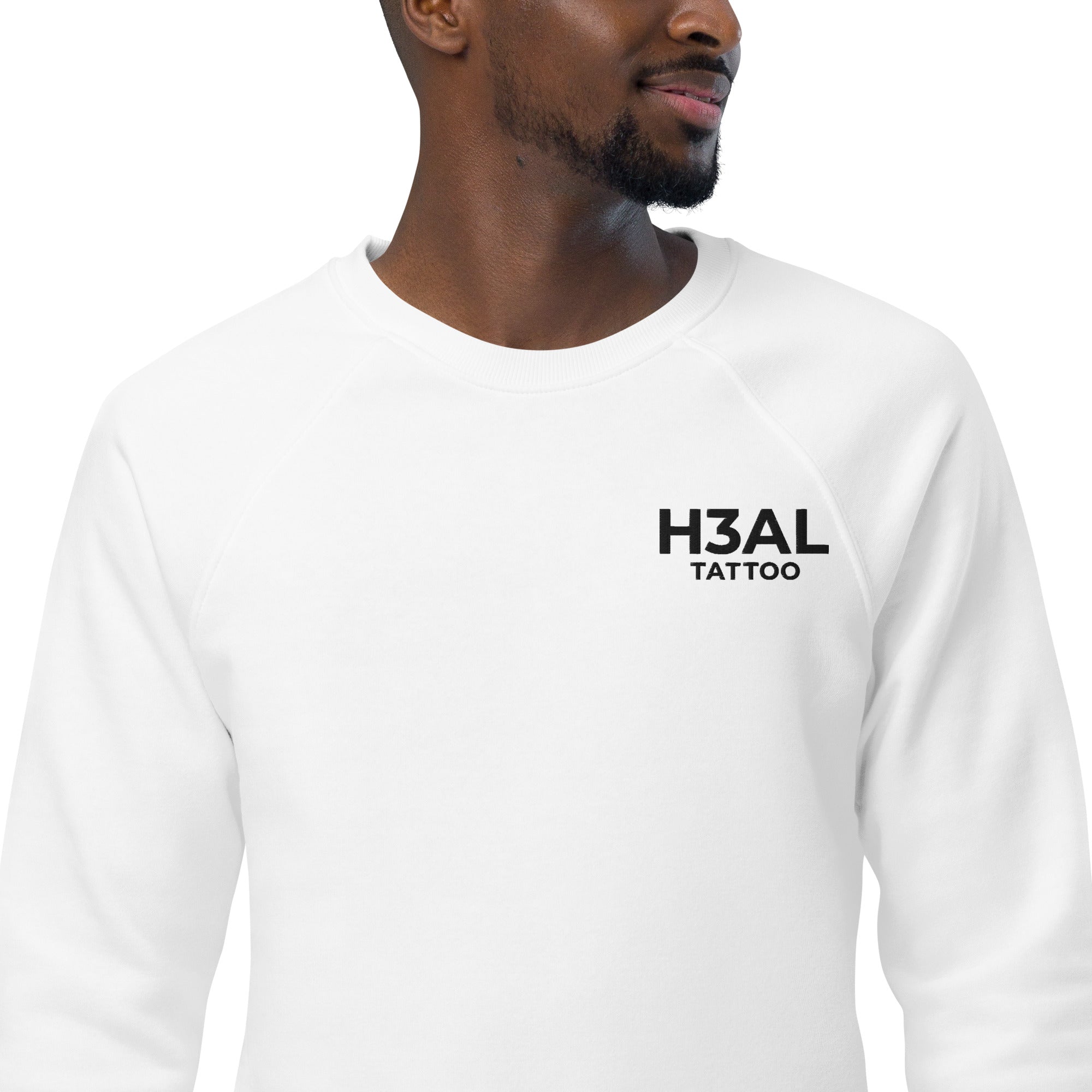 Men organic raglan sweatshirt
