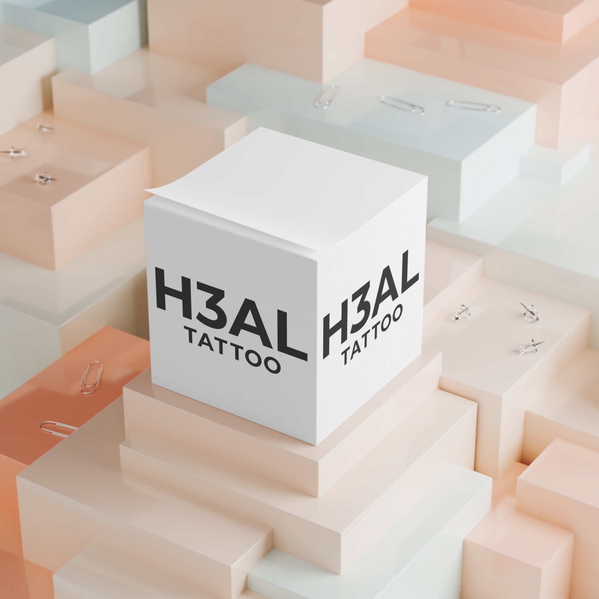 H3AL TATTOO Note Cube