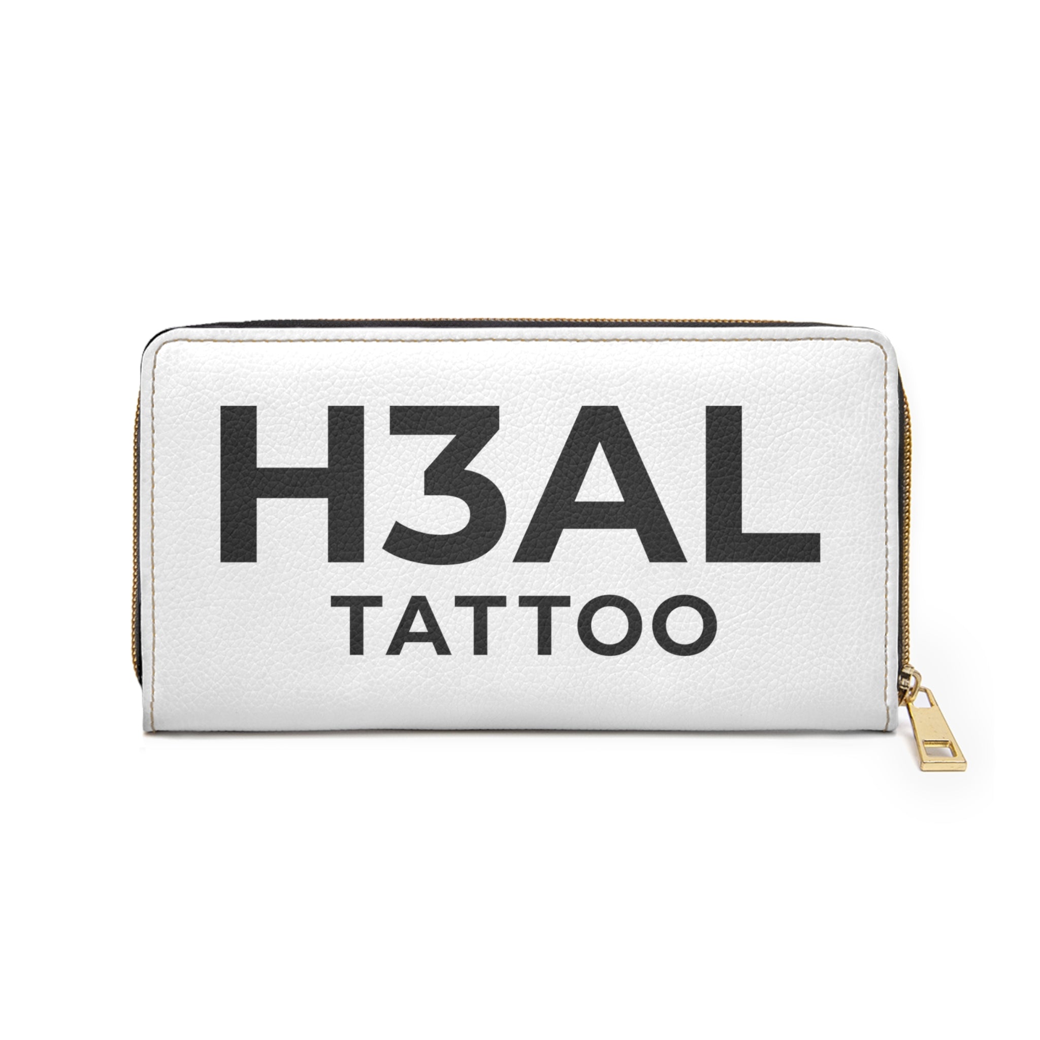 H3 AL Tattoo Zipper Wallet