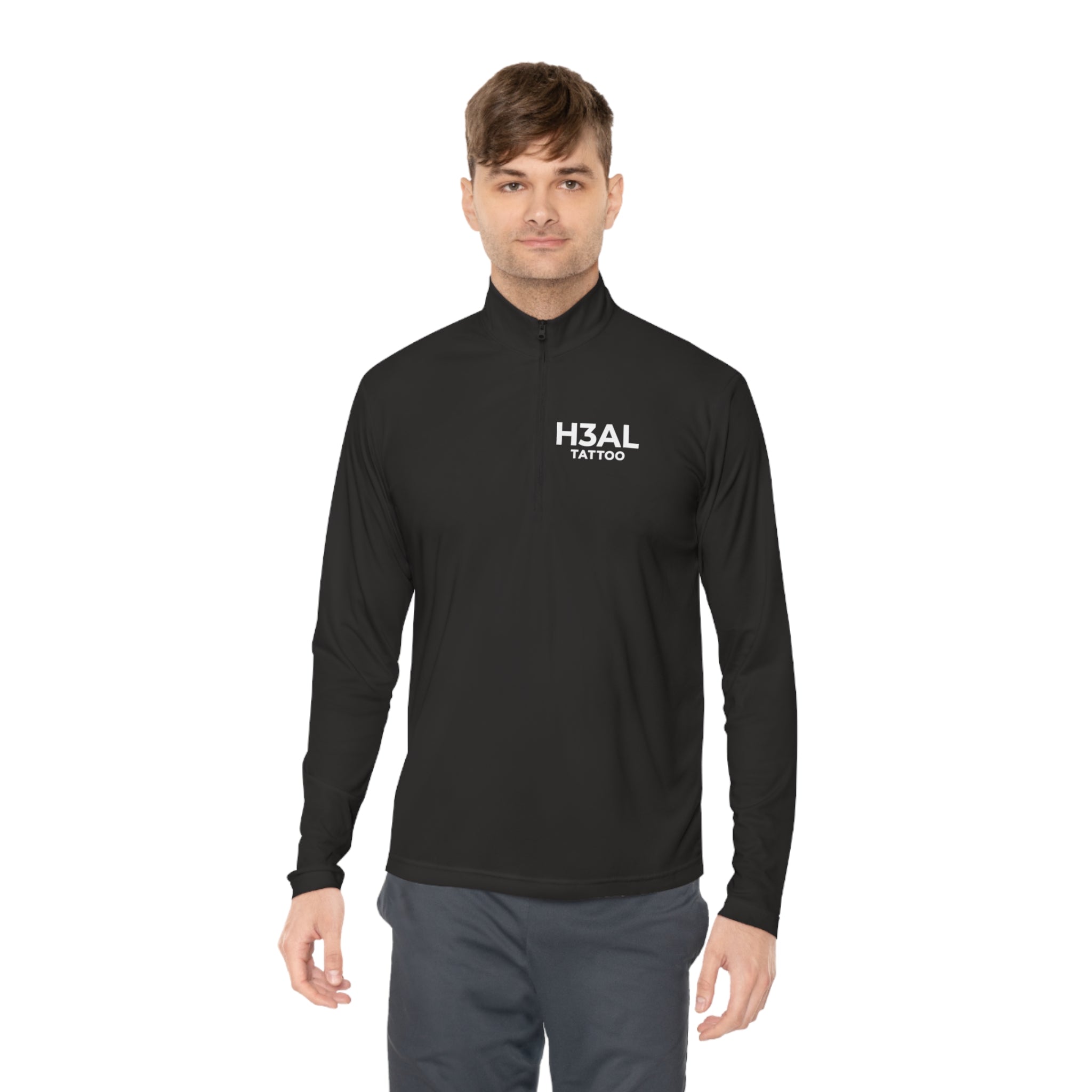 H3AL TATTOO Unisex Quarter-Zip Pullover