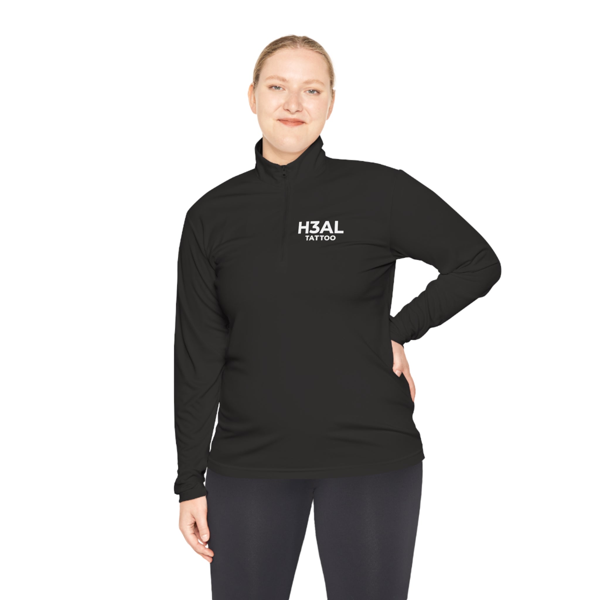 H3AL TATTOO Unisex Quarter-Zip Pullover