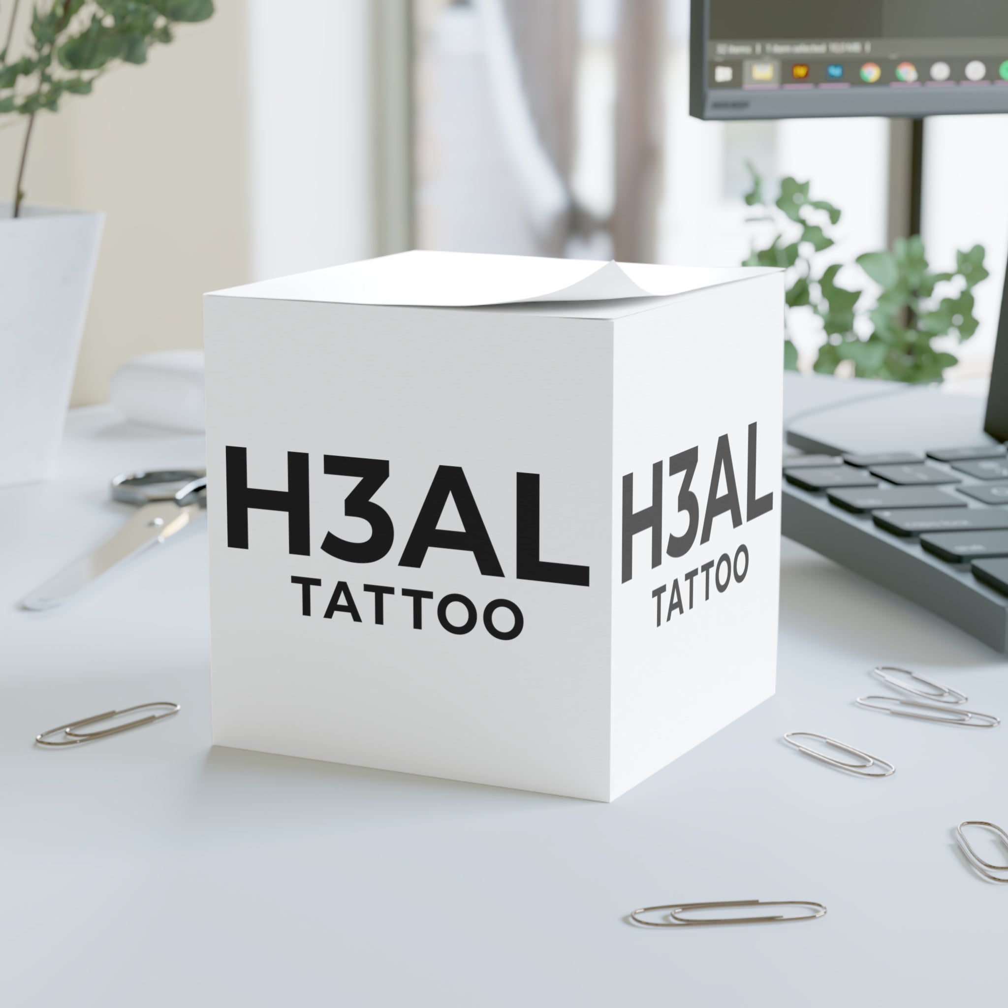 H3AL TATTOO Note Cube